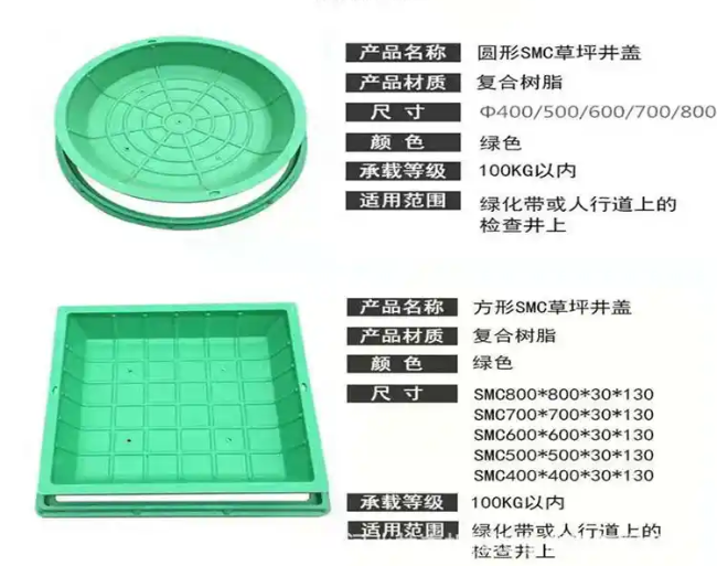 玉山树脂复合种植井盖展示